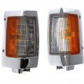 1990-1997 Nissan Pickup Pair Front Side Marker Lights Driver And Passenger Bright Ni2550107 Ni2551107 B6115-88g00 B6110-88g00 