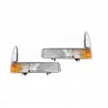For 2002 2003 2004 2005 Ford Excursion Park Signal Light Assembly Pair Driver And Passenger Side Replaces Fo2520169 Fo2521169 