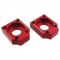 Tc-motor Cnc Aluminum 15mm Chain Axle Tensioner Adjuster Blocks For Pit Dirt Bike Motorcycle Motocross Motard Red