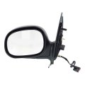 Ford F-150 Door Mirror 2001 Driver Side Power Non Heated Chrome Black Replacement For Fo1320161 And F85z 17683 Gab 