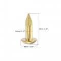 Uxcell Small Tiny Hardware Brass Nails 3mmx10mm Dxl For Diy Wooden Boxes Accessories 60pcs