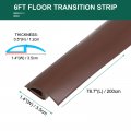 Uxcell Floor Edging Trim Strip Self Adhesive Carpet To Tile Transition For Laminate Doorway Edge Height Less Than 12mm 0 5in