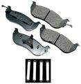 Act674 Proact Ultr Ceramic Disc Brake Pad Kit For Truck Rear Position Grey
