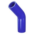 1 Pcs 38mm 50 Id 90mm 3 54 Length 45 Degrees Blue Car Silicone Hose Coolant Universal 