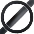 Bdk 14 5 5 Soft Perforated Leather Steering Wheel Cover Punch Grip Black 