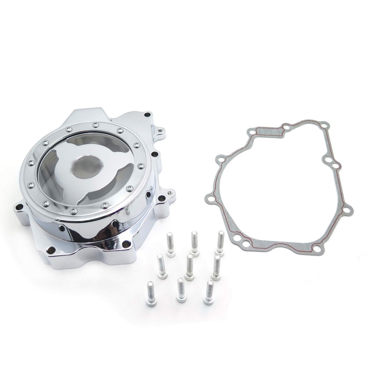 Chrome Stator Engine Cover See Through For 2003 2006 Yzf R6 And R6s Billet Aluminum Motorcycle Part