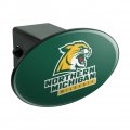 Northern Michigan Wildcats Logo Oval Tow Trailer Hitch Cover Plug Insert