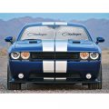 Ipick Image For Dodge Challenger Classic Logo Universal Fit Dual Panels 2 Of 28 W X 24 L Easy Folding Windshield Sun Shade