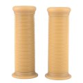 Motorcycle Grips Universal Handlebar 1 Inch 25mm Pair For Vintage Tpu Handlebars Beige