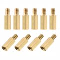 Uxcell M5x15mm 7mm Male-female Brass Hex Pcb Motherboard Spacer Standoff For Fpv Drone Quadcopter Computer Circuit Board 10pcs 