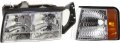 Evan Fischer Headlight Set Of 2 For 1997-1999 Cadillac Deville Gm2502165 Gm2540102 