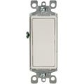 Decora Rocker Single Pole Ac Quiet Switch 5 Amp 120 277 Volt Residential Grade Grounding 5601-2ws White Plastic Wall Mount 