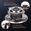 Ocpty 1pc New Premium 512304 Rear Wheel Bearing And Hub Assembly For Mini Cooper 2002-2006