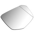 563 Factory Style Passenger Right Side Mirror Glass Lens Power Adjust Heated Compatible With Honda Civic 16-20 Silver