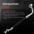 A-premium A C Suction Line Hose Assembly Compatible With Dodge Charger 2006 Magnum Chrysler 300 2005-2006 3 5l Compressor To