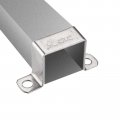 Uxcell U Shaped Connector Bracket 43 X 46mm 304 Stainless Steel For Door Closed Bar Holder Strut Channel 6pcs