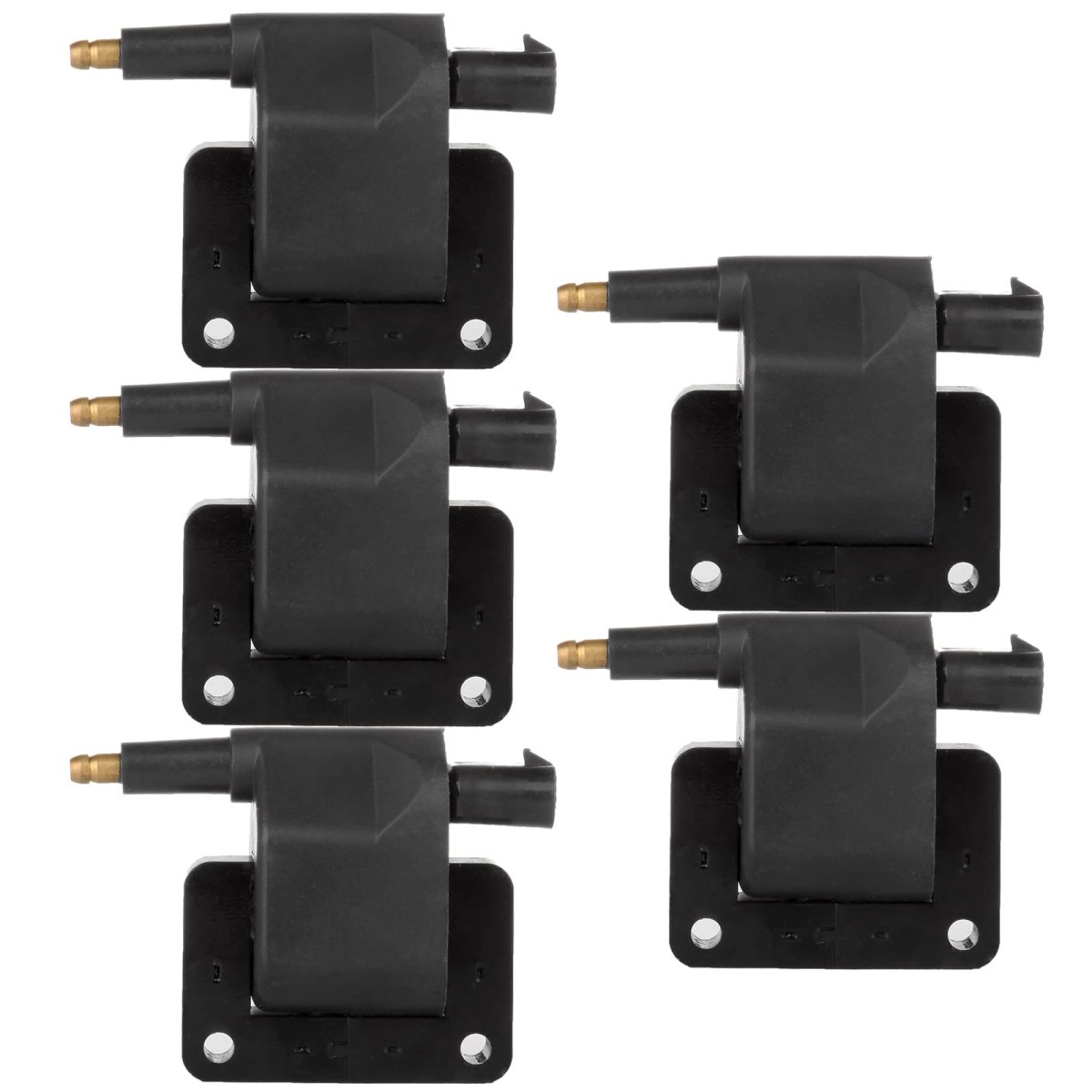 Uf97 Ignition Coils Pack 5 Piece Kit For Jeep Grand Cherokee 4 0l L6 Wrangler 2 5l And L4 4 Dodge Dakot97 Ignition Coils Pack 5