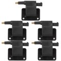 Uf97 Ignition Coil For 1991-1993 Chrysler Lebaron 2 5l L4 19-1997 Dodge B2500 5 9l V8 5 Packs-2 Pins 
