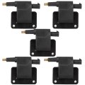 Uf97 Ignition Coils Pack 5 Piece Kit For Jeep Grand Cherokee 4 0l L6 Wrangler 2 5l And L4 4 Dodge Dakot97 Ignition Coils Pack 5