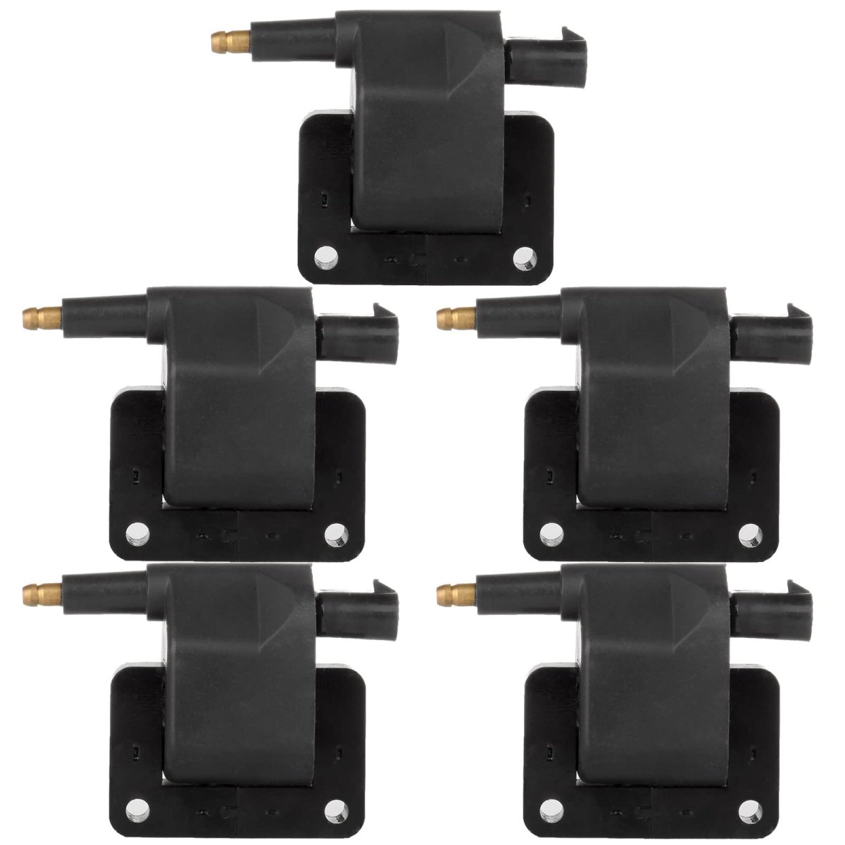 Uf97 Ignition Coils Pack 5 Piece Kit For Jeep Grand Cherokee 4 0l L6 Wrangler 2 5l And L4 4 Dodge Dakot97 Ignition Coils Pack 5