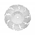 Focal Point 83715 15 Inch D Evereux Center Medallion 14 3 4-inch Diameter By 2 7 8-inch Primed White Polyurethane 