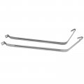 A-premium Fuel Tank Straps Compatible With Chevrolet Chevy Ii 1962-1967 L4 2 5l L6 3 2l 8l 1l V8 4 6l 3l 5 4l Petrol 2-pc Set