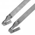 A-premium Fuel Tank Straps Compatible With Chevrolet Chevy Ii 1962-1967 L4 2 5l L6 3 2l 8l 1l V8 4 6l 3l 5 4l Petrol 2-pc Set