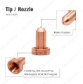 Plaxcon Sl60 Sl100 9-8215 Electrode 9-8208 Tip 9-8218 Shield Cup Fit Thermal Dynamics Consumables 21pcs