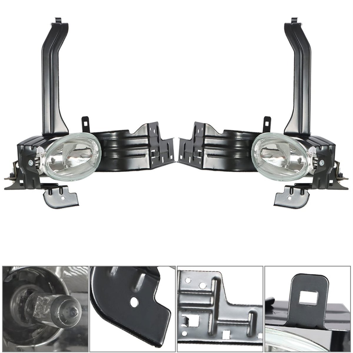 Fog Light Assembly Kit With Bulbs Switch And Wiring For Accord Sedan 2008 2010 2 Piece Set H11 12v 55w Front Left Right Yellow