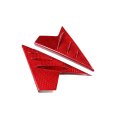 Piugilh Real Carbon Fiber Rearview Mirror Side Spoiler Trim Cover Stickers For 2022 Maserati Grecale A Pillar Exterior