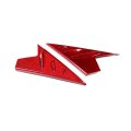 Piugilh Real Carbon Fiber Rearview Mirror Side Spoiler Trim Cover Stickers For 2022 Maserati Grecale A Pillar Exterior