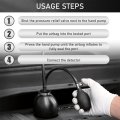 Universal Easy Intake Adapter Inflatable Block Off Bladder For 12v Vehicle Pipe Fuel Leakage Detector Diagnostic Tester With