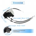 X Autohaux Front Right Side Door Lock Actuator Motor For Hyundai Santa Fe Xl 2013-2019 Sport 2013-2018 81320-2w010