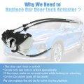X Autohaux Front Right Side Door Lock Actuator Motor For Hyundai Santa Fe Xl 2013-2019 Sport 2013-2018 81320-2w010
