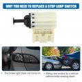 X Autohaux Stop Lamp Switch Stoplight Assembly For Dodge Grand Caravan 2017-2020 No 04671336ad Plastic Metal Beige