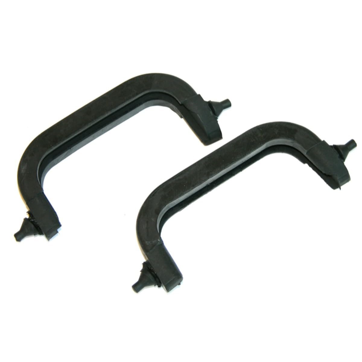 1969 72 Cutlass 4 Core Radiator Support Mounting Brackets Rubber Inserts 2pc Set Inl11051