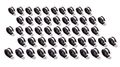 Allstar Performance All18306-50 Line Clamp Aluminum 