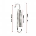 X Autohaux 6 Pcs 58mm 2 28 Muffler Exhaust Pipe Spring For Motorcycle Universal Stainless Steel Silver Tone