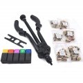Thrust Type Hand Nut Riveter Kit 14 In Blind Gun With 60pcs Rivet Nuts And 6 Piece Mandrel Set Bt616 Setting Tool Carrying Case