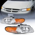 Nilight Headlight Assembly For 1996 1997 1998 1999 Chrysler Town Country Dodge Grand Caravan Plymouth Voyager Replacement 
