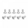 Uxcell M4x10mm Torx Security Machine Screws 10pcs 316 Stainless Steel Countersunk Head Tamper Proof Screw Fasteners Bolts