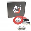 Dragon Fire Performance Custom Fit Power Pack With Iridium Spark Plugs And Universal Ls Ceramic Plug Wires Compatible 2014-2021
