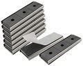 Master Magnetics Ca293wax8 Magnet Fastener Rectangular With Double-sided Foam Adhesive Nickel Plated 3 Length 0 878 Width 250 