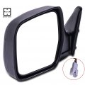 Ocpty Driver Side Manual Folding Non-heated Mirrors Compatible With 1996-1997 For Lexus Lx450 1990-1997 Toyota Land Cruiser