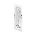 Prime-line Products N 7342 Closet Door Pull With 1-3 8-inch Solid Brass Satin Nickelpack Of 2 