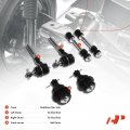 A-premium Set Of 6 Front Sway Bar Link Lower Ball Joint Outer Tie Rod End Compatible With F-150 97-03 Heritage 04 F-250 97-99