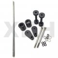 Smt-no Cut Frame Slider Compatible With 2008 2009 2010 2011 2012 Kawasaki Ninja 250 250r Ex250 B B075vn5wsf