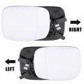 X Autohaux Car Rearview Left Driver Side Right Passenger Heated Mirror Glass Replacement W Backing Plate For Volvo Xc70