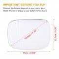 X Autohaux Car Rearview Left Driver Side Right Passenger Heated Mirror Glass Replacement W Backing Plate For Volvo Xc70