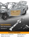 A-premium Power Electric Window Regulator With Motor Compatible Mazda Cx-9 2007-2015 Sport Utility Rear Passenger Side